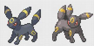 Umbreon Pixel Art Pokemon Pixel Art Pixel Art Grid
