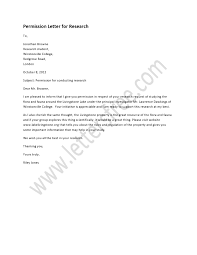 We've also provided customizable samples that you can. Permission Letter For Research Free Letters Lettering Business Letter Template Free Lettering