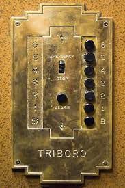 Triboro Elevator Company Elevator Buttons Elevation Antiques