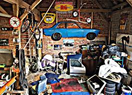 the garage oldtimer werkstatt werkstatt klapprad