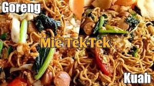 Mie tek tek goreng sendiri adalah makanan yang memiliki banyak. Resep Mie Tek Tek Rumahan Enak Dan Praktis Goreng Kuah Youtube