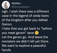 Beat Ganon But Won'T Save Past Hyrule Castle... : R/Breath_Of_The_Wild