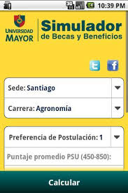 Desde el lunes 18 de enero estará disponible el simulador de postulación el que te permitirá: Simulador De Becas Psu Umayor For Android Apk Download