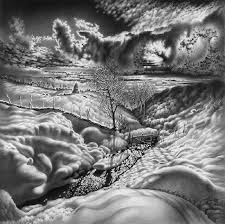 Guram Dolenjashvili Landscapes Drawn With A Pen William Bouguereau Resim Kursun Kalem Tablolar