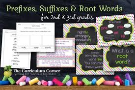 Looking for lessons, videos, games, activities and worksheets that are suitable for 9th grade and 10th grade math? Root Words Prefixes Suffixes Collection The Curriculum Corner 123