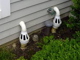 My home has a sump pump that kicks the water out to a sewer pipe that leads underground to the back of my lot to a drain sewer. Sump Pump Discharge Lines Outdoor Drainage