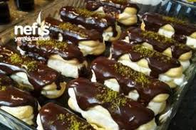 Muthis Kremasiyla Kedidili Ekler Pasta Tarifi Yemek Tarifleri Yemek Tatli