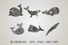 Download Whale Mandala Svg Graphic By Euphoria Design Creative Fabrica