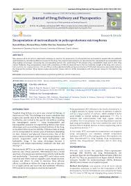 PDF) Encapsulation of metronidazole in polycaprolactone microspheres