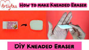 Diy Kneaded Eraser How To Make Kneaded Eraser Step By Step Kneaded Eraser Eraser Kneadable Eraser