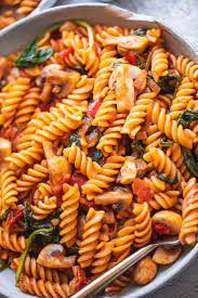 Spicy Vegan Mushroom Pasta Recipe Vegan Mushroom Pasta Vegan Recipes Healthy Spicy Pasta