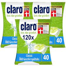 Obtén llamadas ilimitadas entre teléfonos claro, internet de banda ancha y televisión digital en hd. 120 Stuck Claro Oko Classic Geschirrspultabs Kaufland De