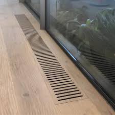 Beautiful Routed Out Oak Timber Installed For Our Hydronic Trench Heating Today Build Lba Construction Architect Jcbar Timber Hydronic Heating Installation