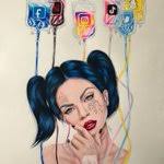 Modern Lifelines: my latest piece about social connection and virtual  addiction. Ironically shared via social medias. #art #drawing #socialmedia  #thesocialdilemma