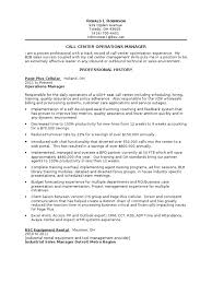 As you probably expect, this role involves. Call Centre Operations Manager Resume June 2021