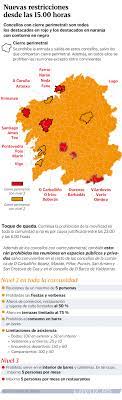 Santiago vuelve a quedar cerrada a poco más de una semana de navidad. El Mapa De Las Nuevas Restricciones En Galicia