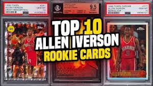Most Valuable Allen Iverson Rookie Card Rankings