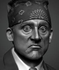 Hello everyone, sculpture of Prison Mike (the office) for 3d printing,  private commission. I hope you liked it Instagram: robson_willames_3d