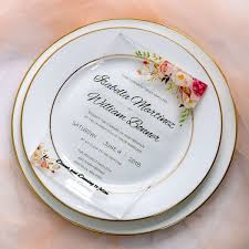 Your rustic wedding can be stunning in its simplicity, and one of our invitations is sure to match your bridal style. Floral Acrylic Wedding Invitation Transparent Wedding Invitations Rustic Wedding Invitations Elegant Invites Boho Weddings Spring And Summer Garden Ws089 Wedding Invitations Wedding Invites Paper