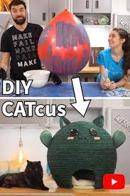 Make your very own neon cactus sign to decorate your nightstand at home with by following this video diy tutorial. Best Value Cat Home Diy Good Deals Upon Cat Home Diy From Global Paid Link Continue To The Product At Th Cat House Diy Cat Playground Diy Stuffed Animals