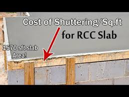 While the interior and exterior finishes are the primary. Shuttering Cost Of Rcc Slab What Is The Cost Of Shuttering Per Sq Ft Youtube