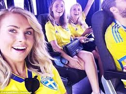 #birdgang what a game from the boys. Swedish Wags Get The Champagne Flowing As They Cheer On Their Husbands Express Digest