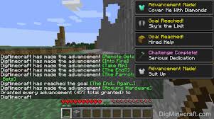Like vanilla minecraft, advancements are small achievements that can be obtained by completing a goal. How To Use The Advancement Command In Minecraft