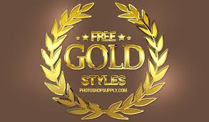 Download Gold Style Photoshop Free Download Photoshop Supply