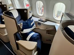 Lufthansa 787-9 Business Class cabin interior
