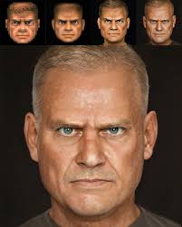 Fill in the blank: With a few AI enhancements, Doomguy looks like ______.  source:  reddit.com/r/gaming/comments/g8kajn/doomguy_after_few_ai_enhancements/