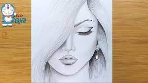 Girls drawing at getdrawings com free for personal use girls. How To Draw A Girl Pencil Sketch Step By Step Howto Techno