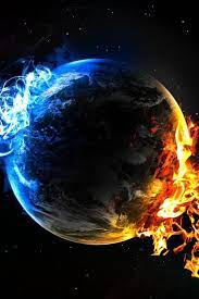Water Fire Elements Cool Desktop Backgrounds Cool Desktop Wallpapers Planets Wallpaper