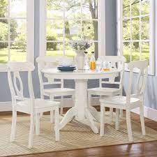 Maybe you would like to learn more about one of these? Dorel Living Aubrey 5 Piece Traditional Height Pedestal Dining Set Black Walmart Com In 2021 Solid Wood Dining Set Dorel Living Small Space Dining Set