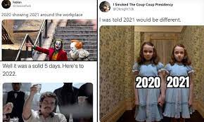 What are the lockdowns really all about? Hilarious Memes And Tweets Reveal How Discontent People Already Are With 2021 Daily Mail Online