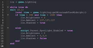Sign up, it unlocks many cool features! Help With My Lighting Script Scripting Support Devforum Roblox