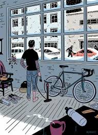 Waiting Bicycle Illustration Bike Illustration Cycling Art