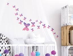Dekodino Schmetterling Wandtattoo Fur Das Kinderzimmer Dieses Wandsticker Set Eignet Sich Super Zur D Diy Wandgestaltung Wandtattoo Kinderzimmer Kinder Zimmer