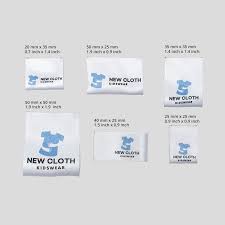 Fabric ink ( ink suitable for fabric which will become permanent when heat set) and pad twill tape or twill ribbon or other ribbon ( 3/4 inch and wider) rubber stamps ( get a custom rubber stamp in your logo or name of the shop or whatever you want on that. Custom Clothing Labels Custom Fabric Labels Design Your Own