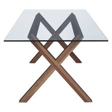 Dublin 8 Seater Walnut Stain And Glass Dining Table In 2020 Glass Dining Table Glass Dinning Table Glass Dining Room Table