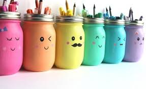 Einfallsreiche Decoideen Mit Glasdosen Wohnideen Und Dekoration Weckglas Diy Diy Schule Bleistifthalter