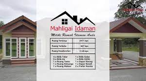 Rumah Banglo 4 Bilik 5 Bilik Air Keluasan 3149kps Youtube