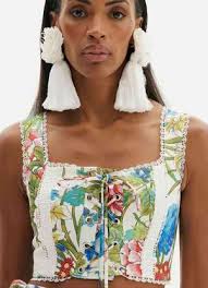 Top de Alça Cropped Rosa