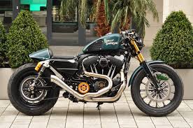 Newly Sportster Racer Evolution Motor On Rubber Mount