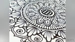 Standard self adhesive peel and stick fabric wall art, custom sizing is available. Very Easy Step By Step Mandala Design For Beginners Creative Mandala Art By Jyoshita Ghate Youtube