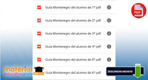 Guía de viajes montenegro, prepara tu estancia ! Guias Montenegro 1 A 6 Material Educativo