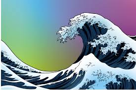 • to be used with my wallpaper software lively to set as the great wave wallpaper. Japanese Wave Wallpaper Great Wave Off Kanagawa Vector 3204x2142 Wallpaper Teahub Io