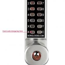 How to change code on electronic door lock trilogy. Borg Digital Lock 2701 Satin Chrome Knob Key O Ride On Door Code Change Locks Galore