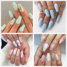 Buy fake acrylic nails and get the best deals at the lowest prices on ebay! Nail Tips 500 Pcs Coffin Nails Artificial Long Ballerina False Nails Faux Ongles Professional Manicure Press On Full Cover False Nails Aliexpress