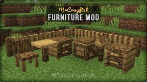 Adds over 80 unique pieces of furniture into minecraft! Mrcrayfish S Furniture Mod Mods Minecraft Curseforge