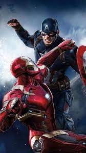 Wallpaper For Capta Marvel Superhero Posters Iron Man Vs Captain America Iron Man Wallpaper